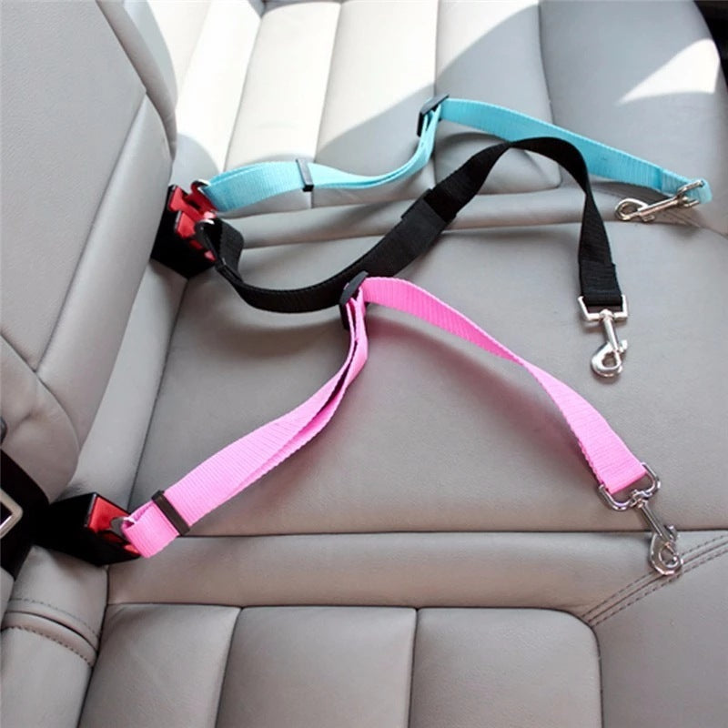 Adjustable Pet Car Seat Belt – Ultimate Safety for Cats & Dogs on the Go!