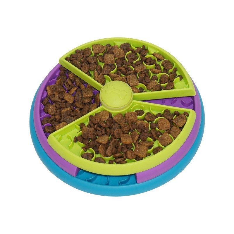 Slow Feed Puzzle Bowl – Healthy Mealtime Fun for Cats & Dogs!